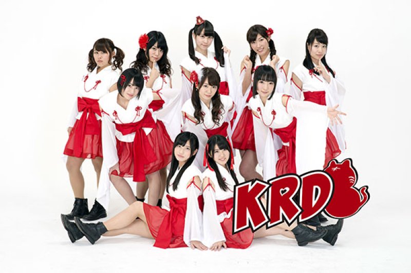 姫路のご当地アイドルKRD8が当日ステージに登場！